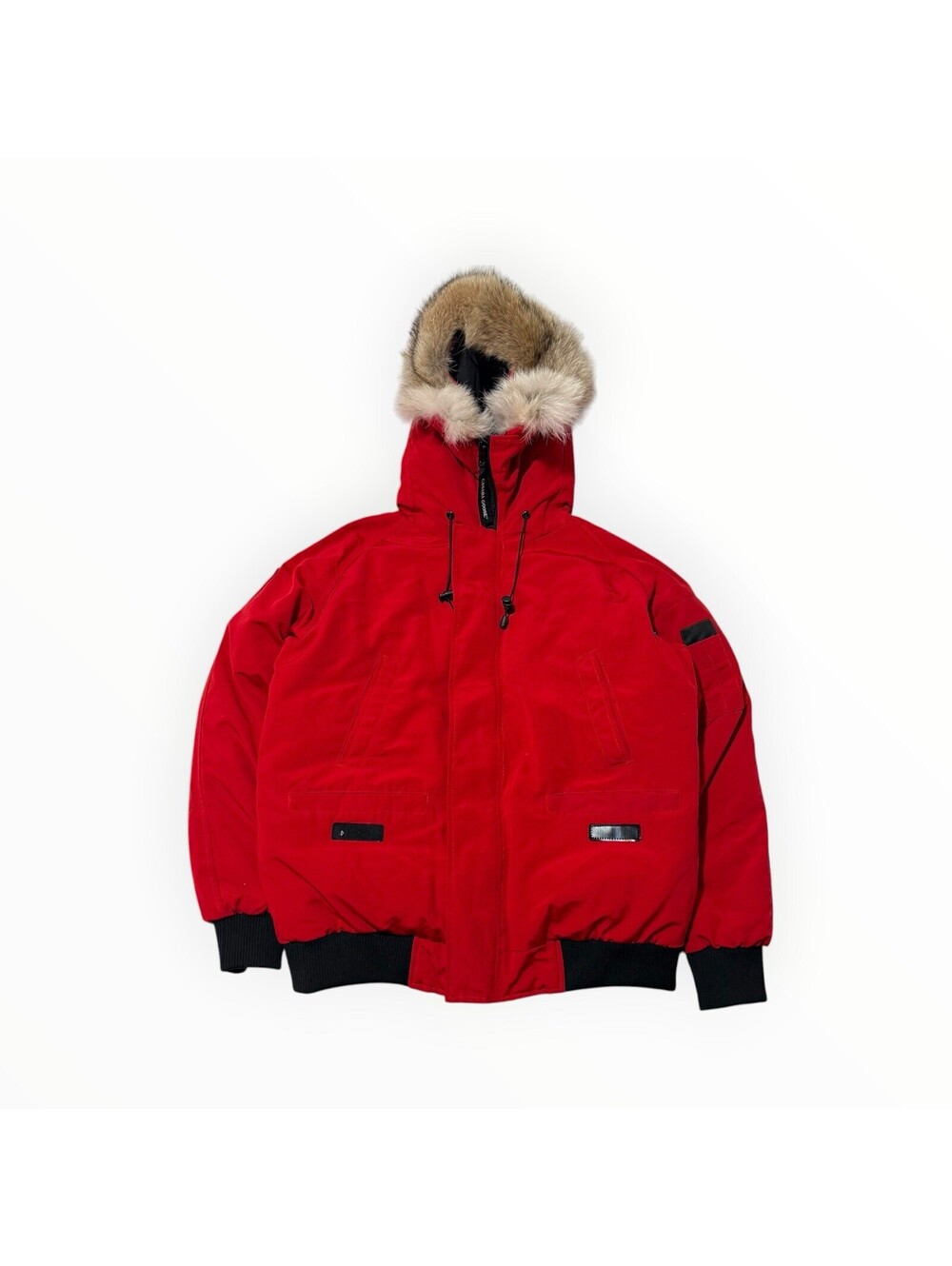 Canada Goose Chilliwack Bomber Size S/P Red Down Jacket Men’s
